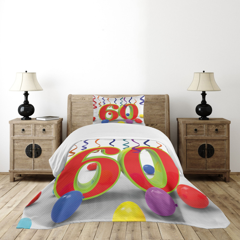 Party Swirls Bedspread Set