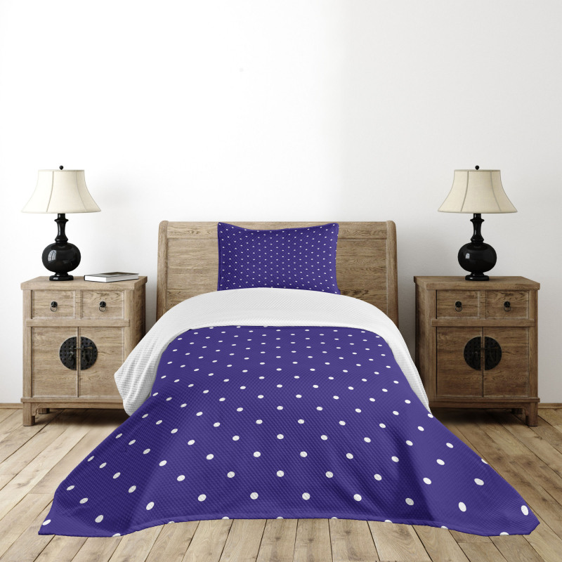 Nostalgic Polka Dots Bedspread Set