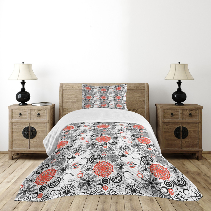 Mandala Rounds Bedspread Set