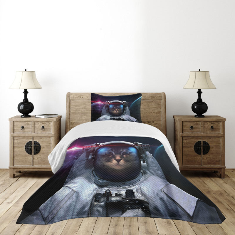 Galaxy Cosmos Nebula Bedspread Set