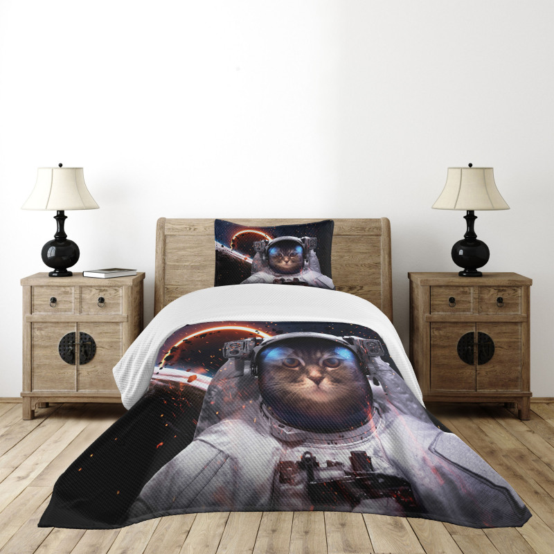 Clusters Outer Space Bedspread Set