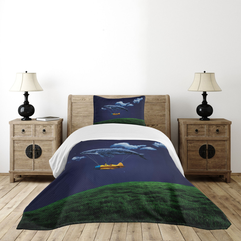 Nostalgic Airship Mystic Bedspread Set