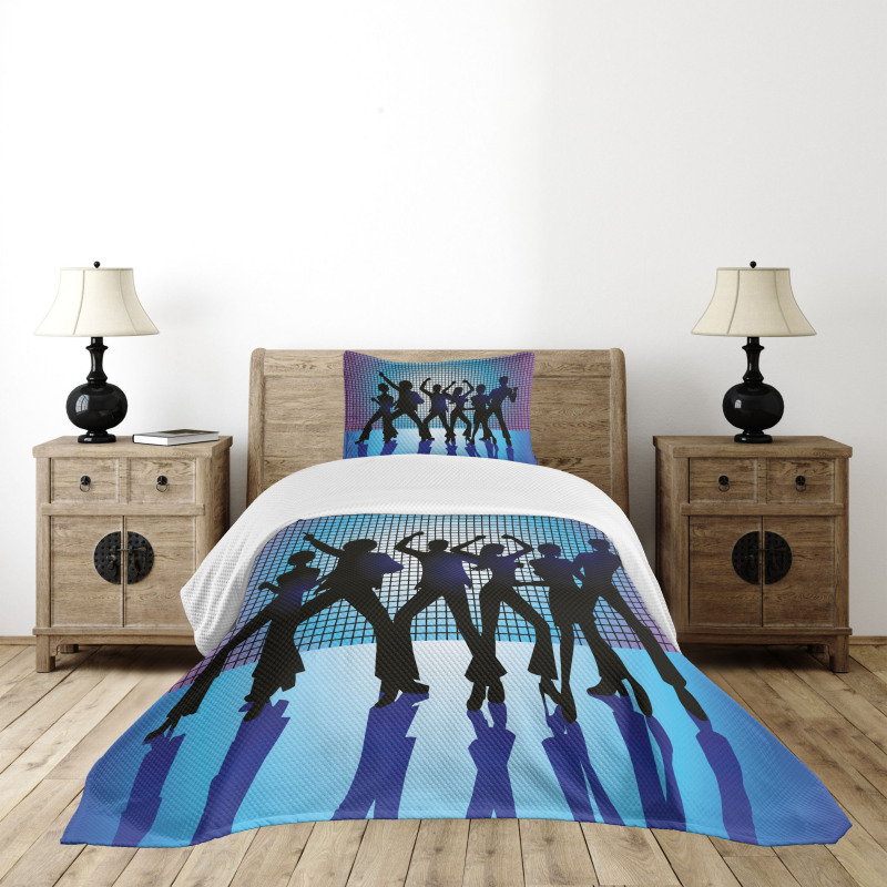 Dancing Night Club Bedspread Set