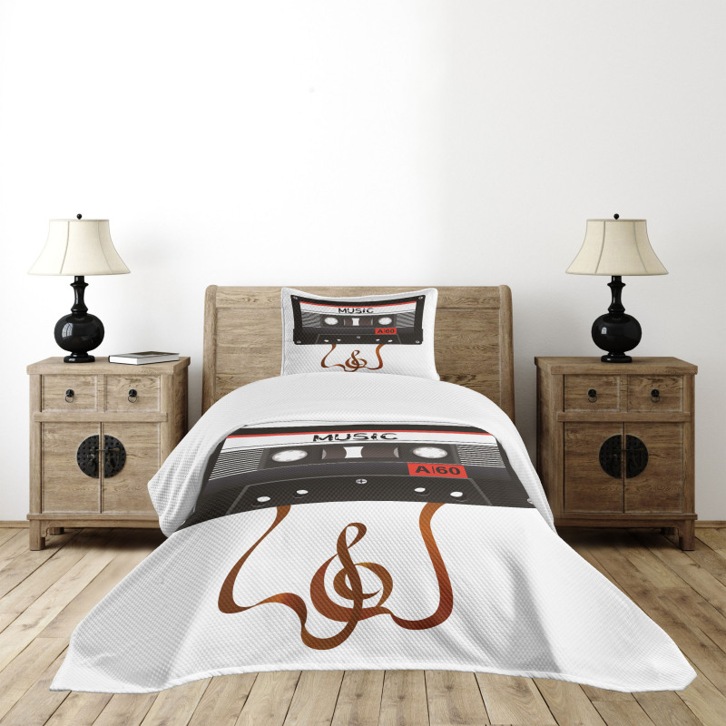 Broken Cassette Bedspread Set