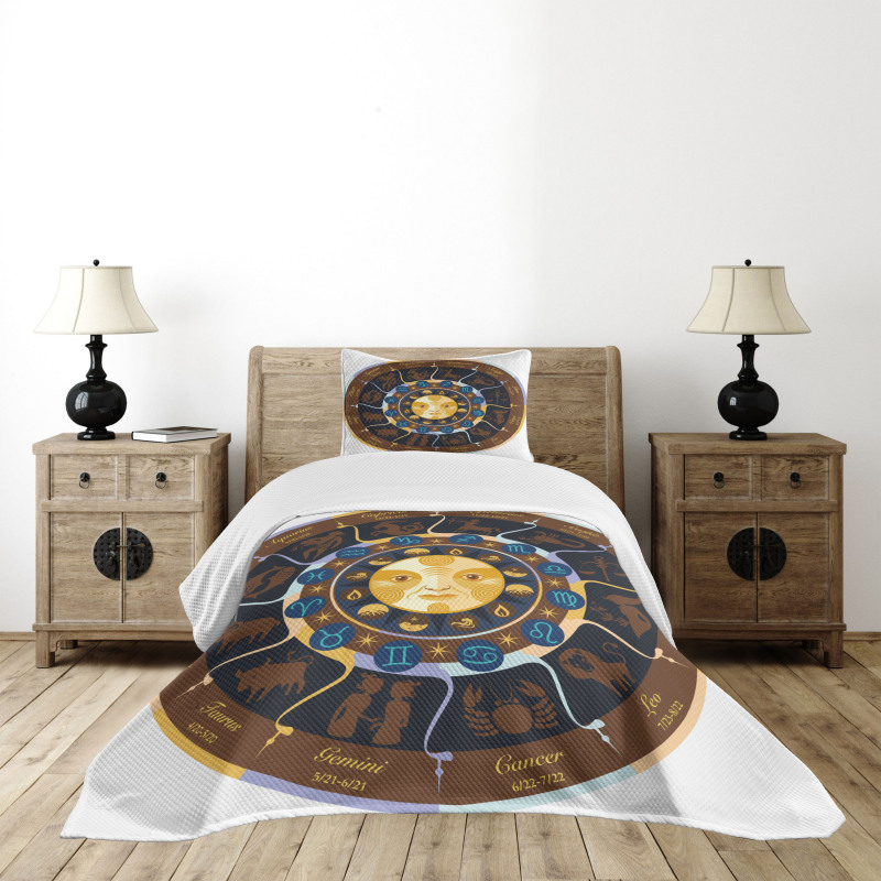 Aries Taurus Gemini Bedspread Set