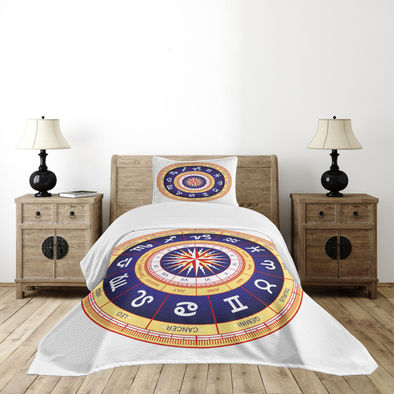 Zodiac Cancer Virgo Bedspread Set