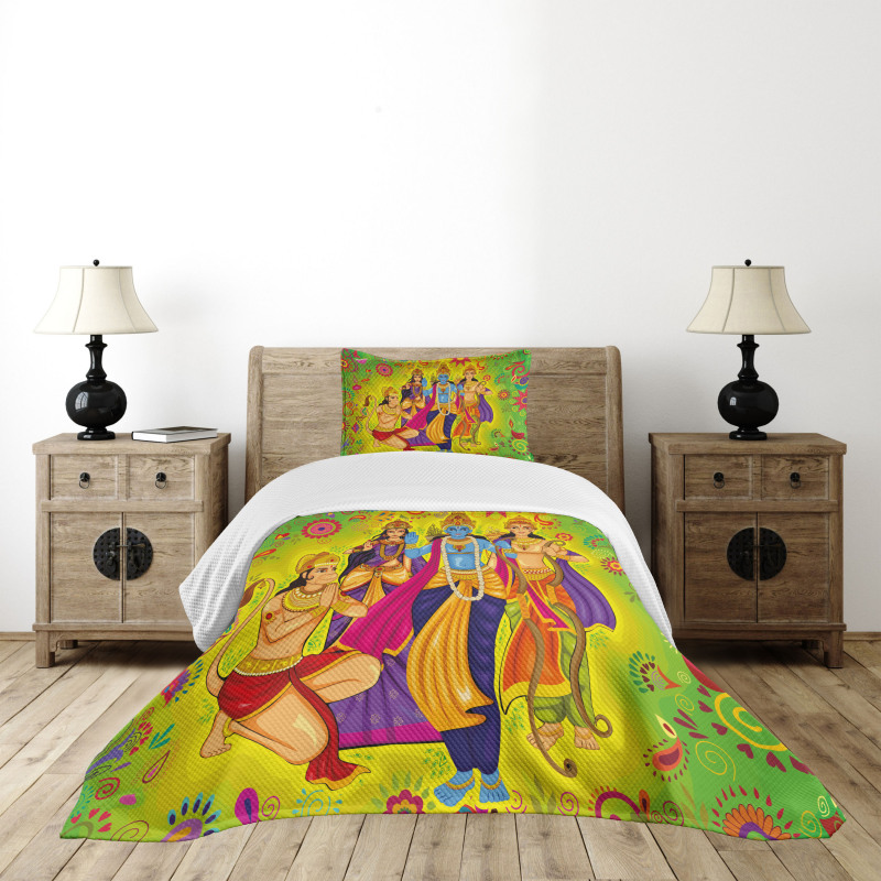 Festival Celebration Bedspread Set