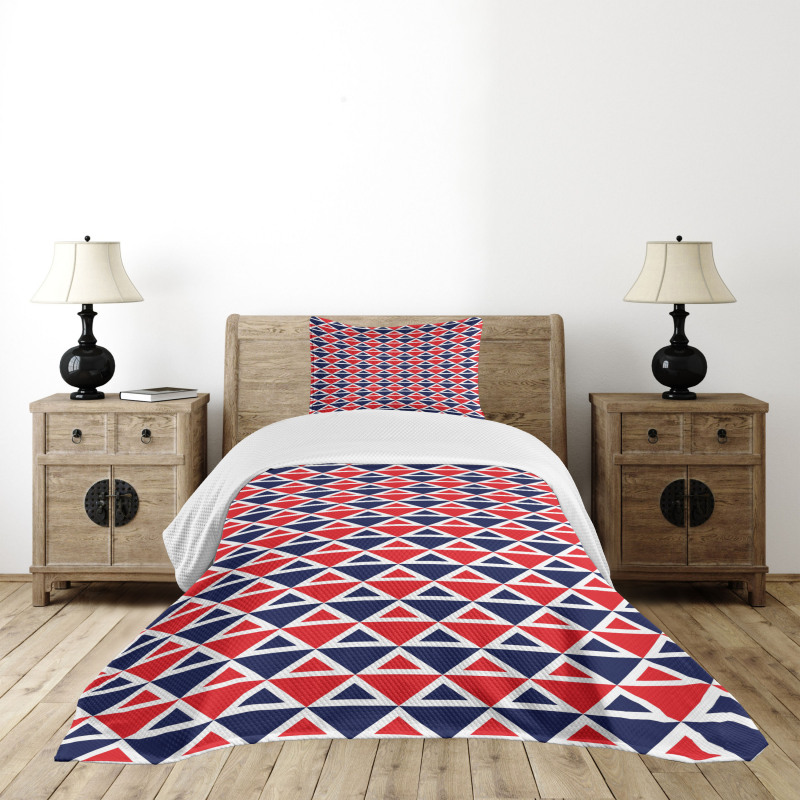 Half Triangles Bedspread Set