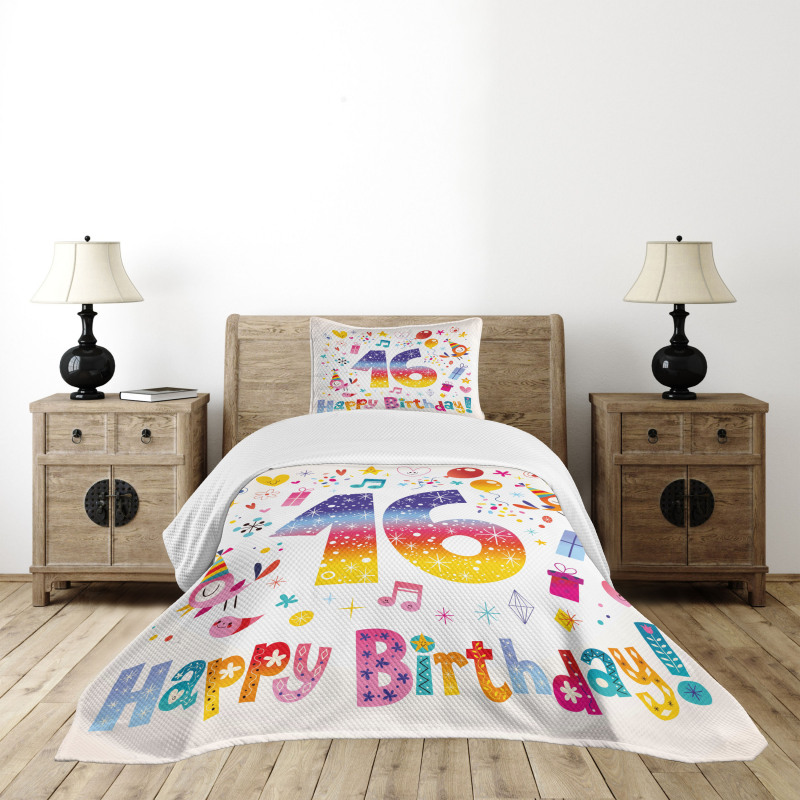 Teen Celebration Bedspread Set