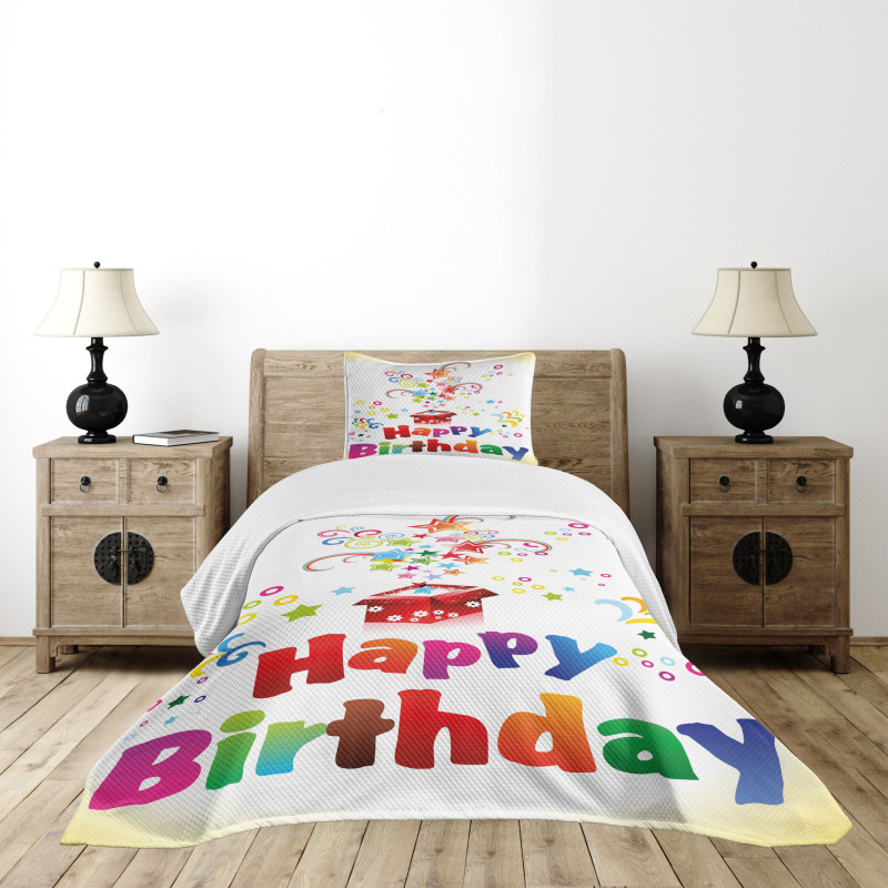 Surprise Gift Stars Bedspread Set