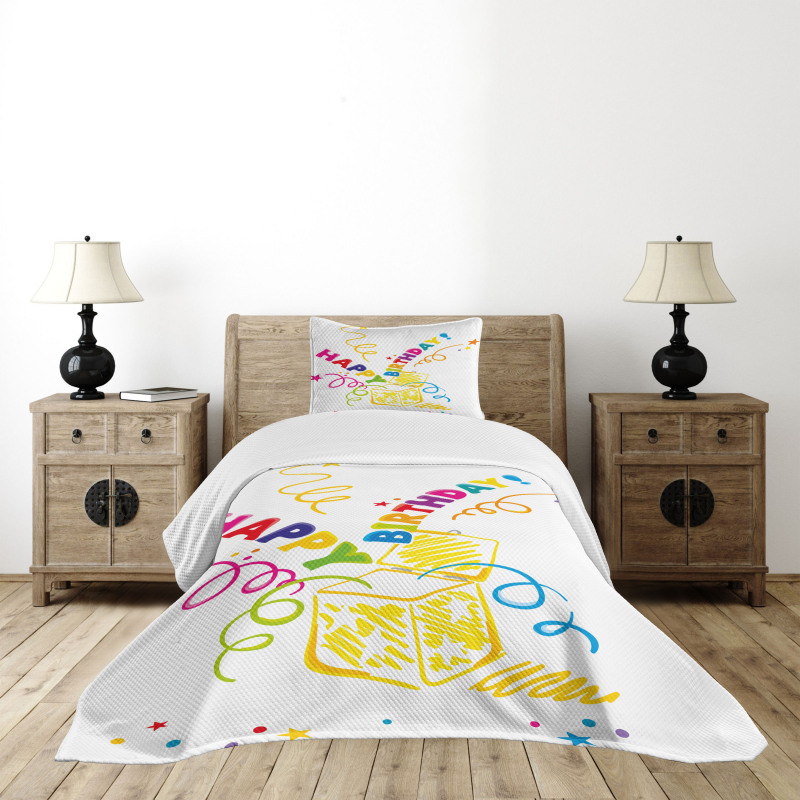 Surprise in Box Doodle Bedspread Set