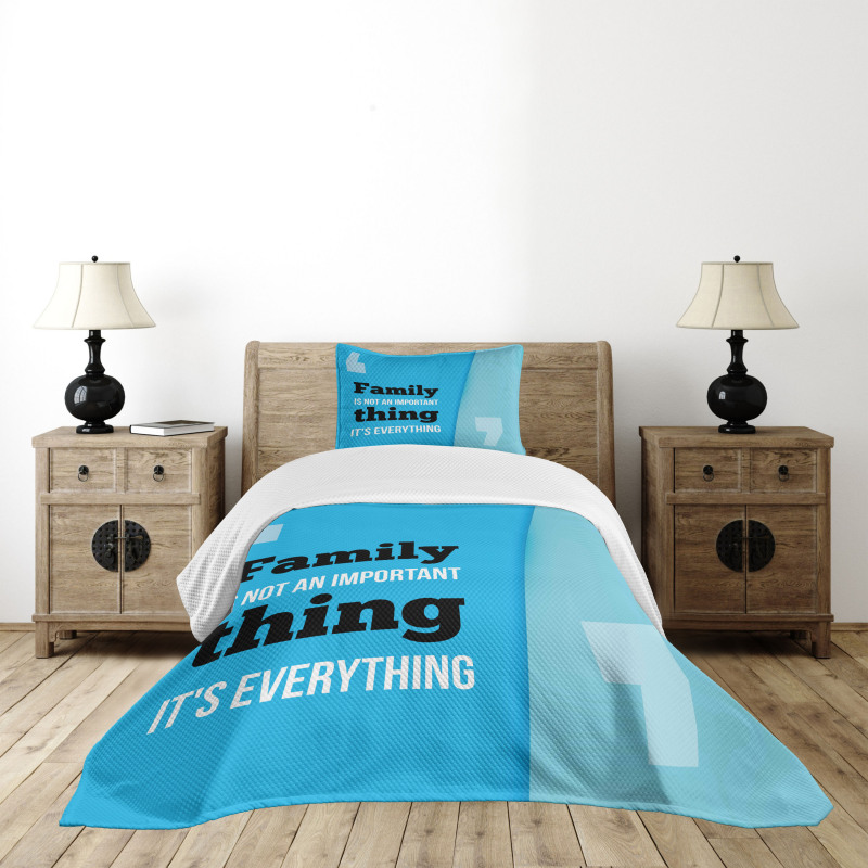 Family Writing Bedspread Set