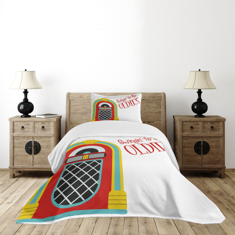 Jazz Age Party Music Bedspread Set