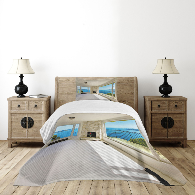 Ocean Nature Forest View Bedspread Set