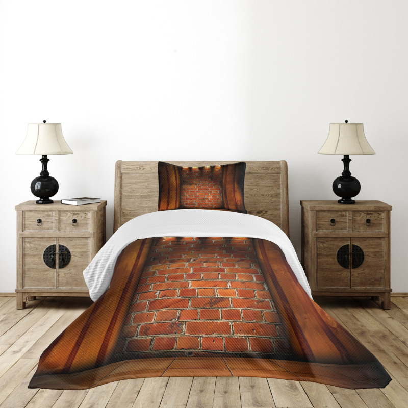 Brickwork Bedspread Set