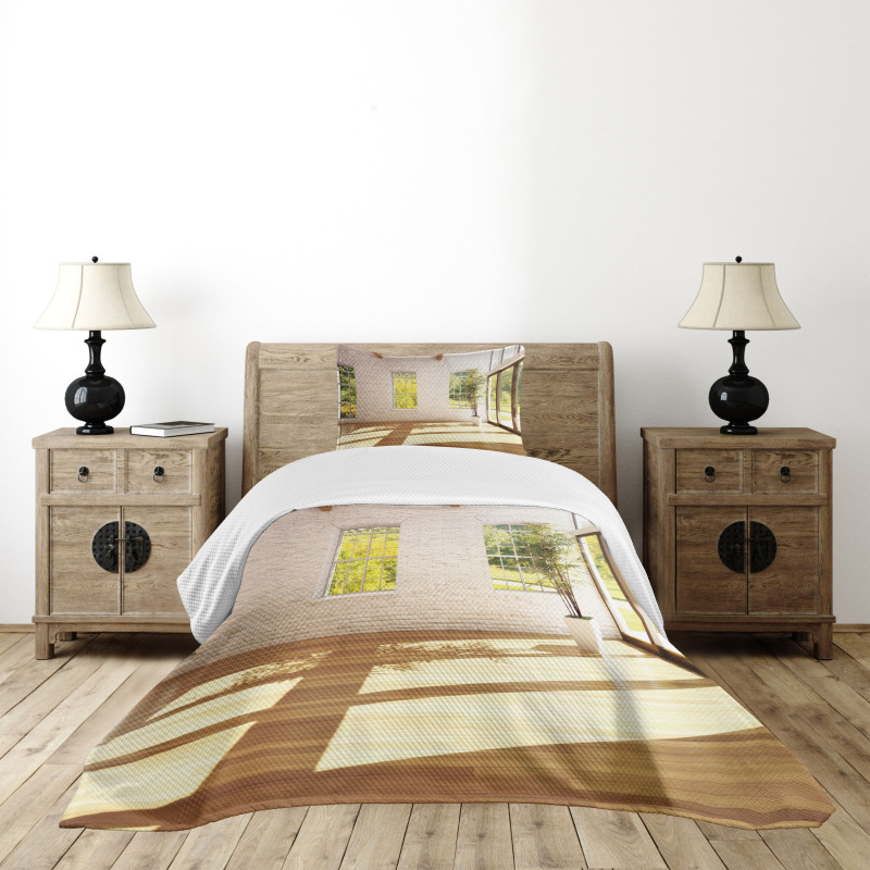 Summer Town House Garden Bedspread Set