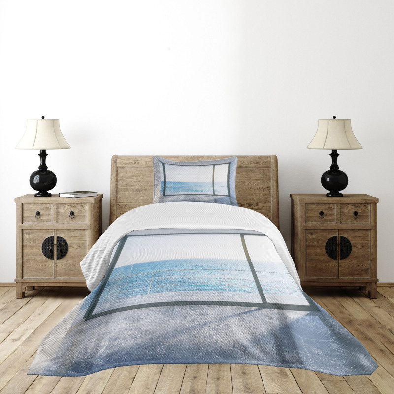 Ocean Scenery Apartment Bedspread Set