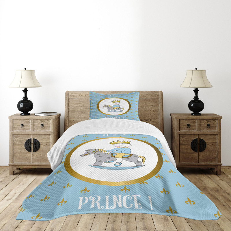 It's a Prince Newborn Bedspread Set