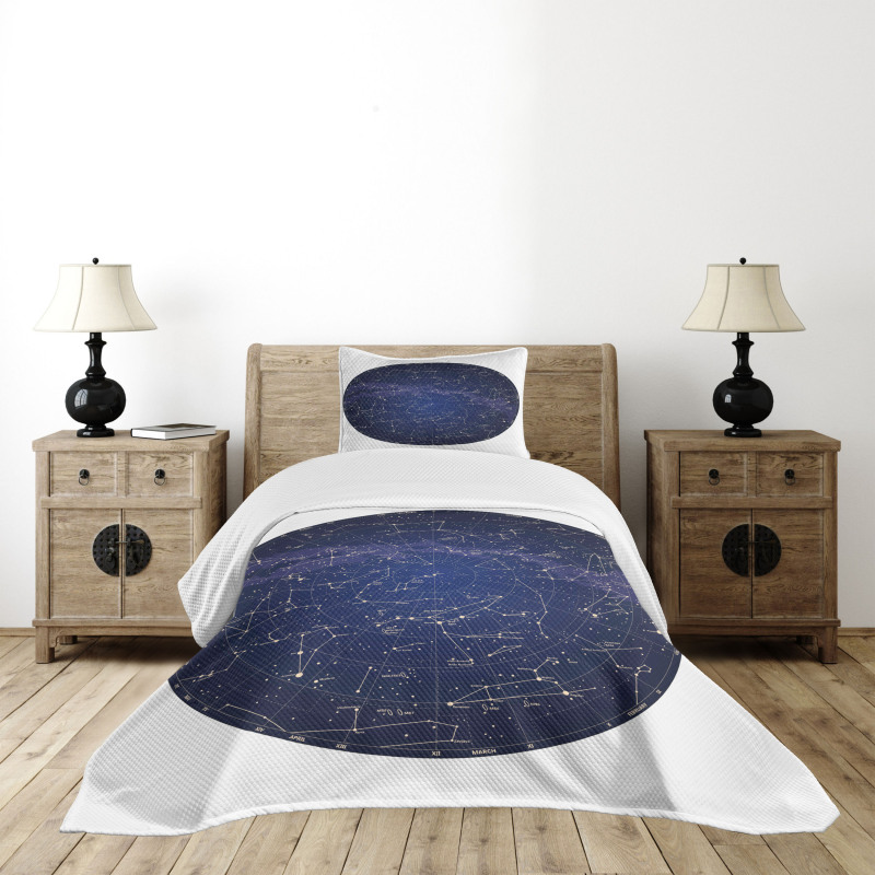 Sky Map Northern Bedspread Set