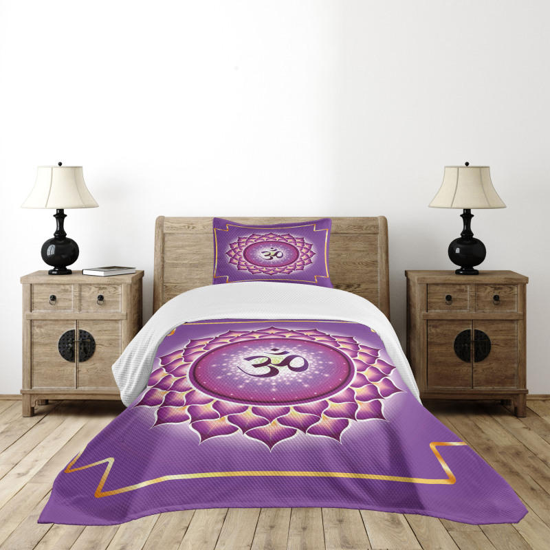 Chakra Sahasrara Esoteric Bedspread Set