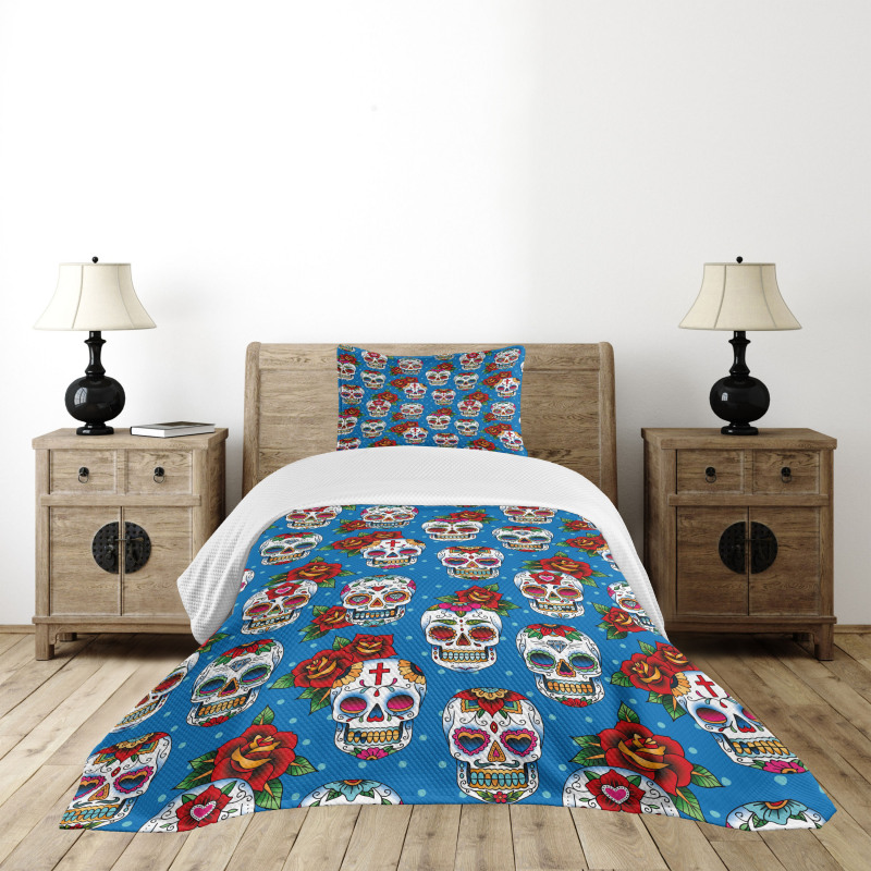 Mexican Retro Dots Bedspread Set