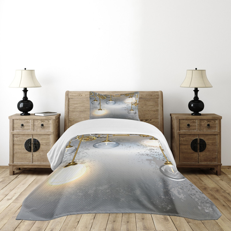 Steampunk Antique Bedspread Set