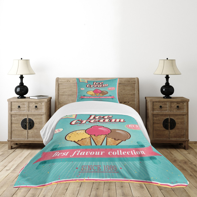 Words Toppings Bedspread Set