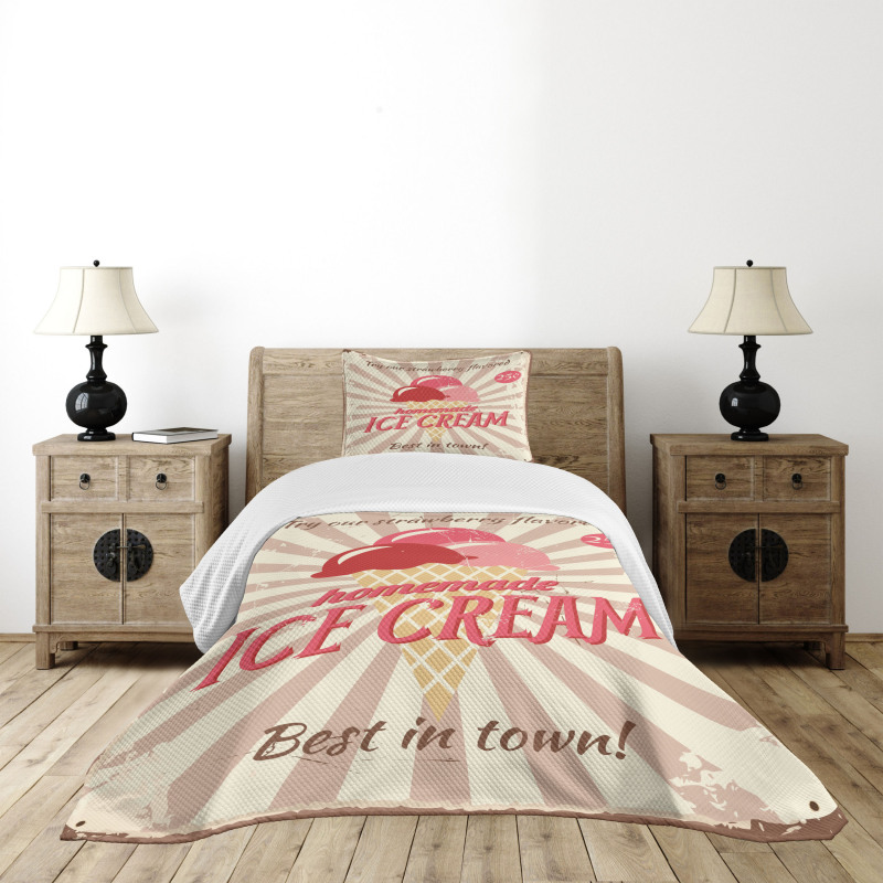 Homemade Ice Cream Bedspread Set