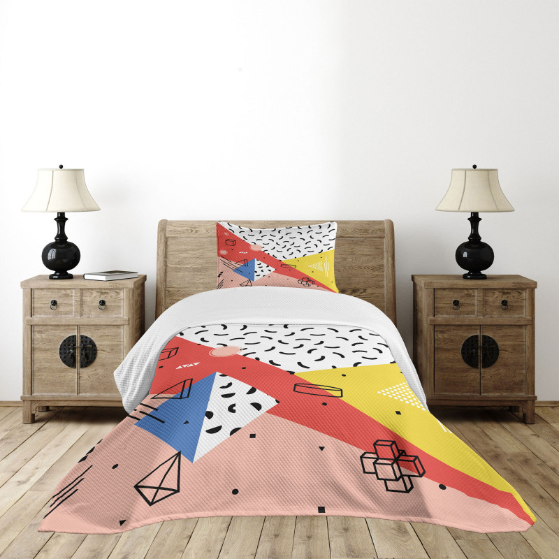 Modern Trippy Bedspread Set