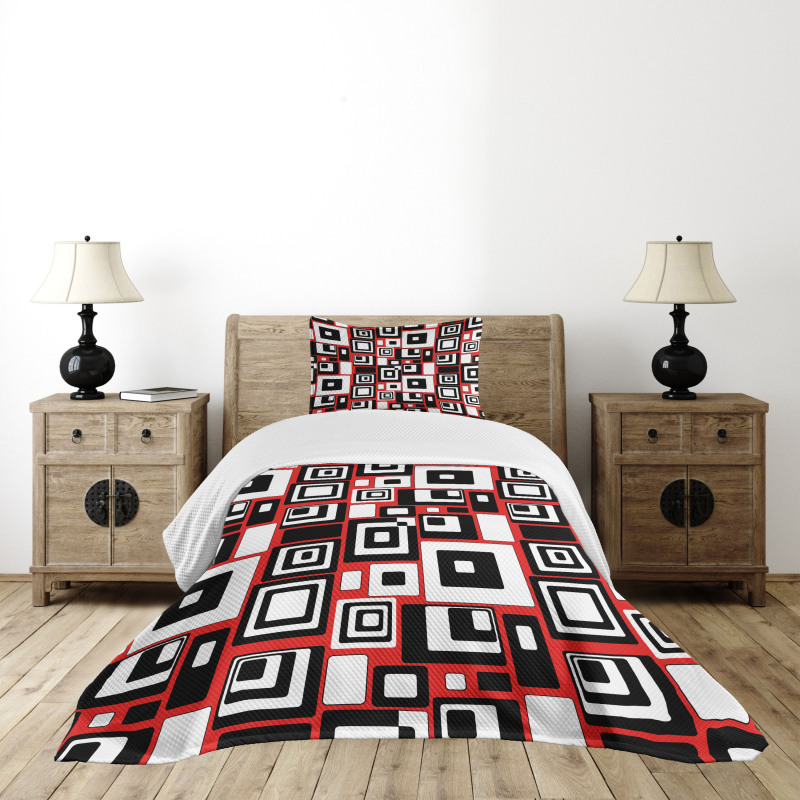 Minimalist Retro Bedspread Set