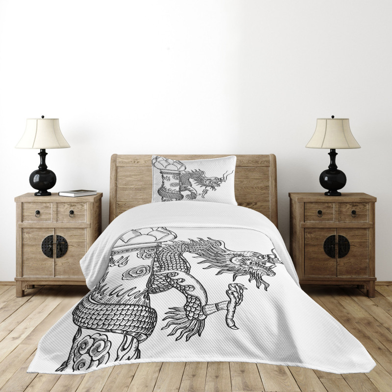 Chinese Creature Bedspread Set