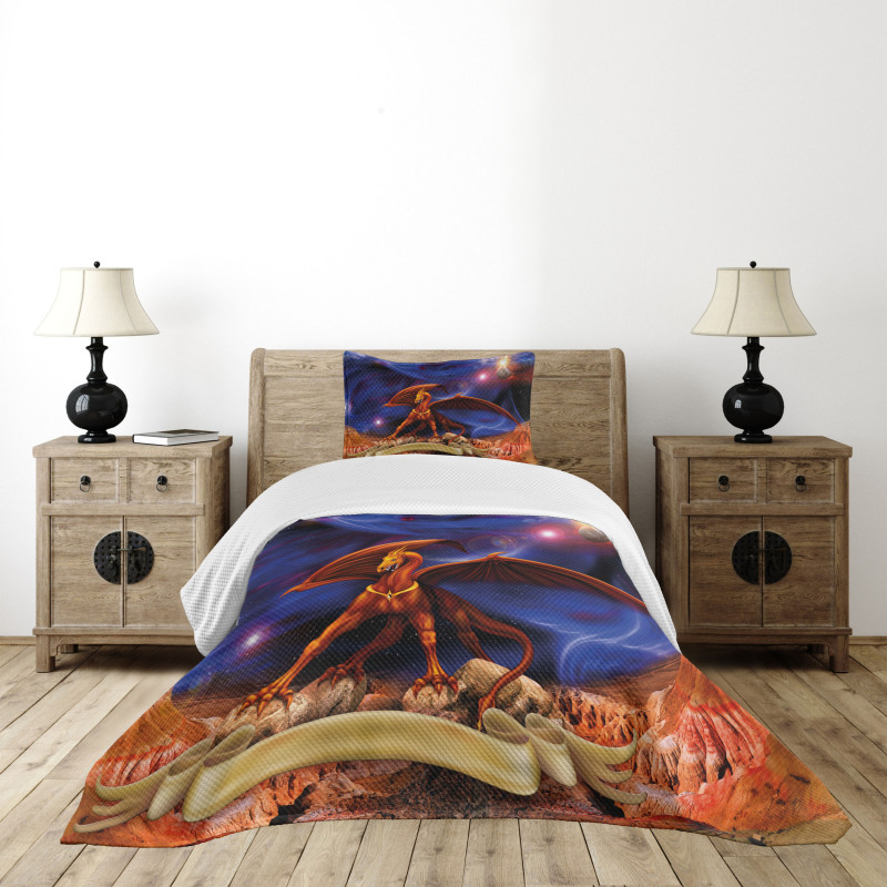 Dragon Knight Cosmos Bedspread Set