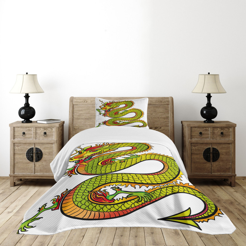 Retro Folk Myth Bedspread Set