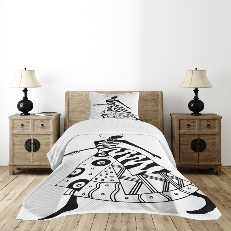 Native Tribal Bedspread Set