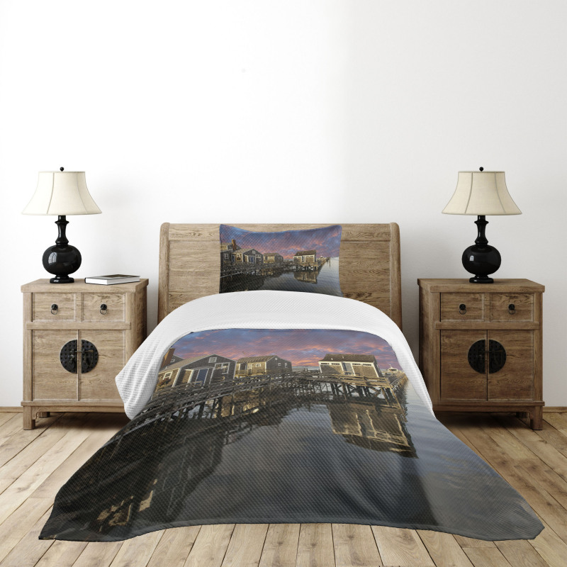 Sunset Nantucket Bedspread Set