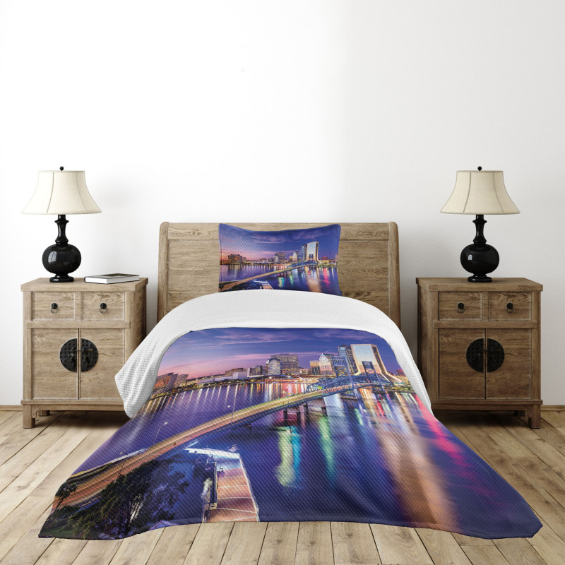 Jacksonville City Bedspread Set