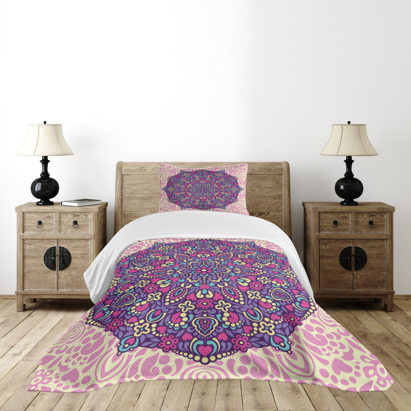 Floral Cosmos Bedspread Set