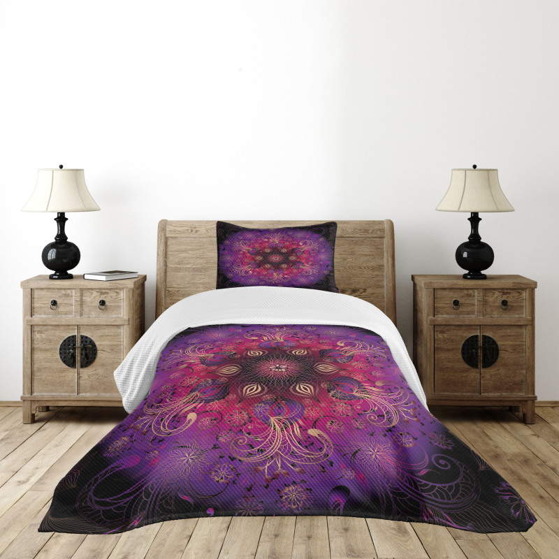 Floral Persian Bedspread Set