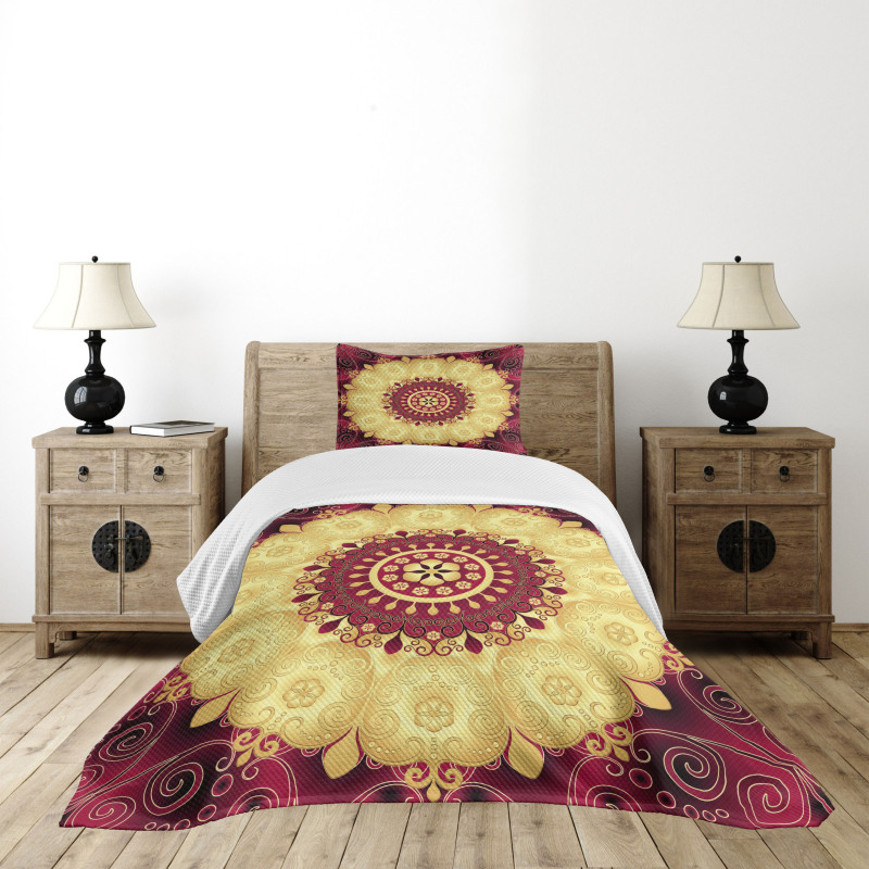 Old Baroque Art Bedspread Set