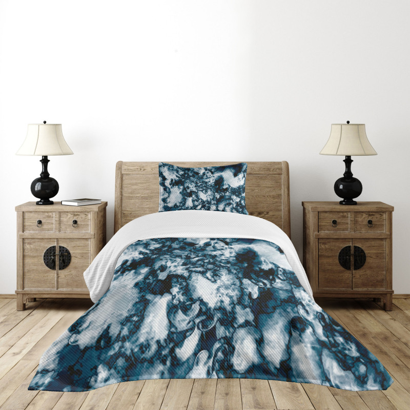 Vintage Nature Painted Bedspread Set