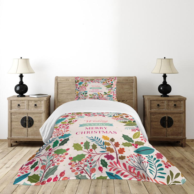 Blossoms Herbs Bedspread Set