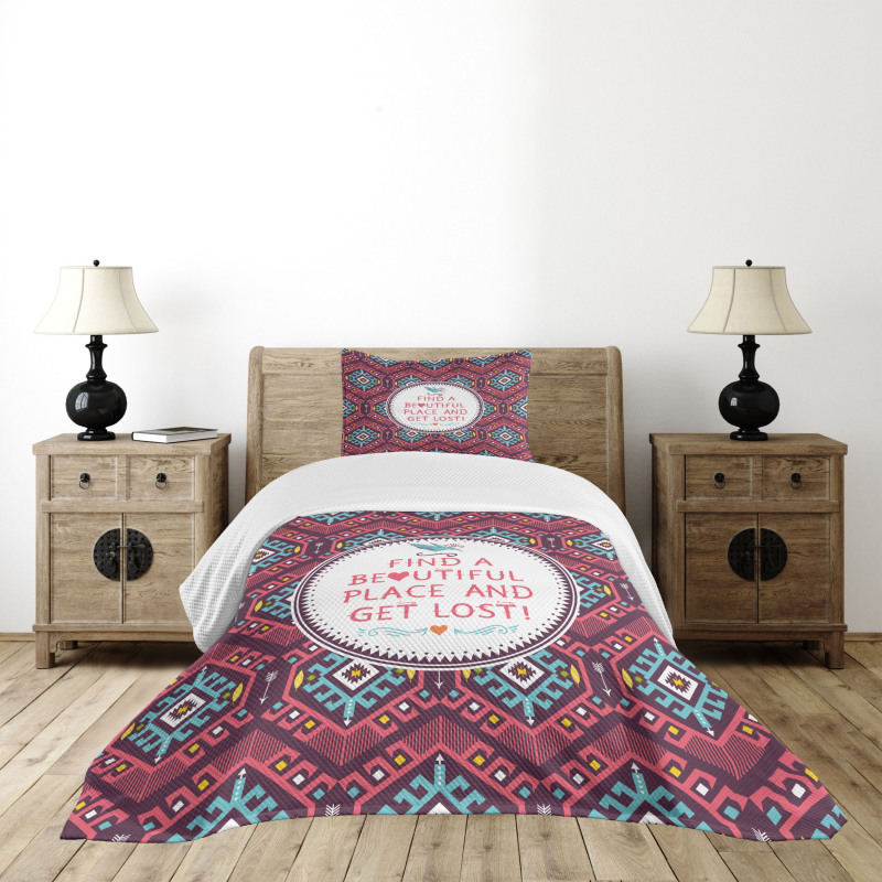 Hipster Tribal Bedspread Set