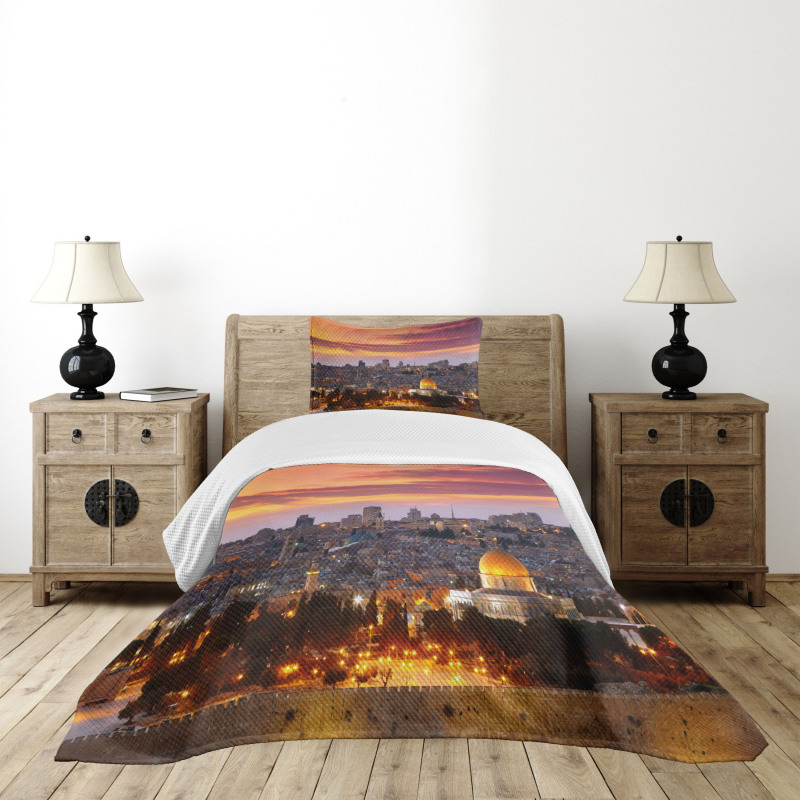 Old City Jerusalem Bedspread Set