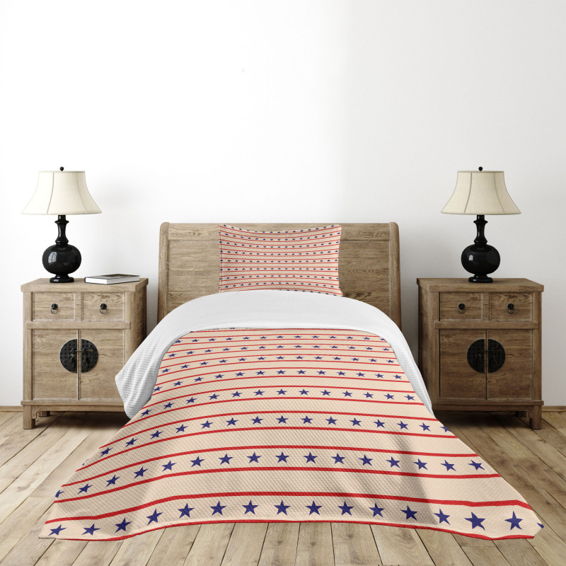 Nostalgic USA Bedspread Set