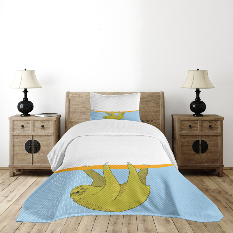 Underwater Wildlife Fauna Bedspread Set