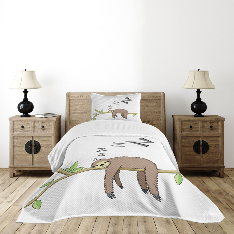 Arboreal Mammal Sleeping Bedspread Set