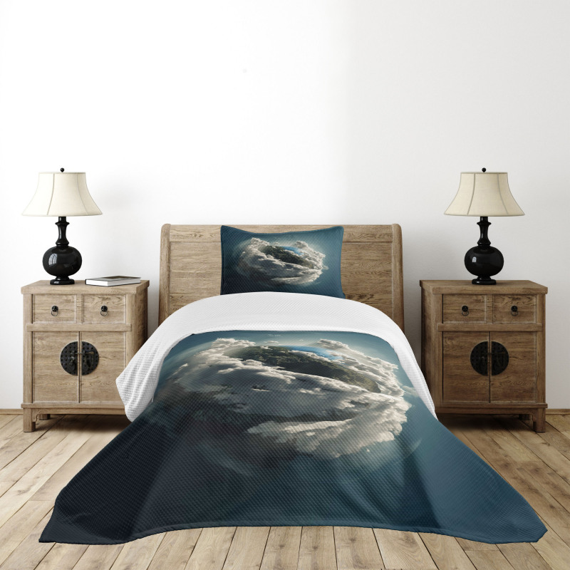 Planet Majestic Clouds Bedspread Set