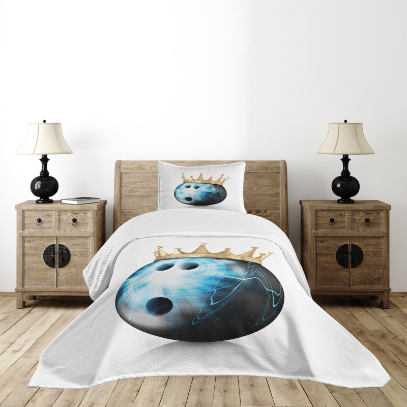 Ball with Crown Bedspread Set