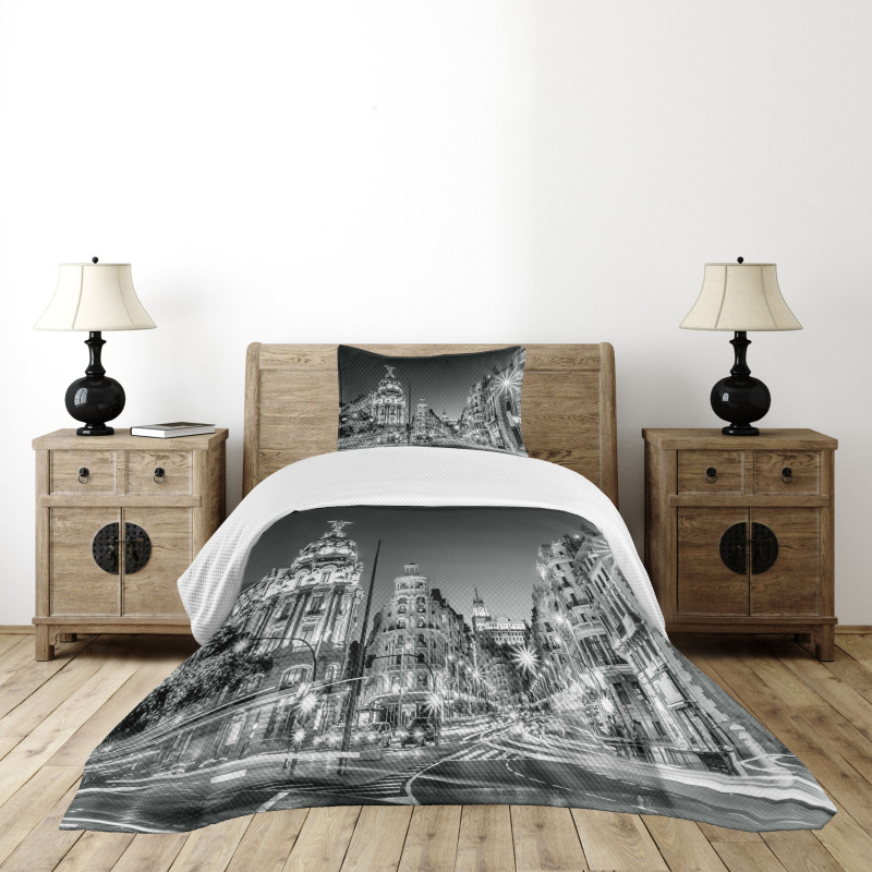 Madrid at Night Bedspread Set