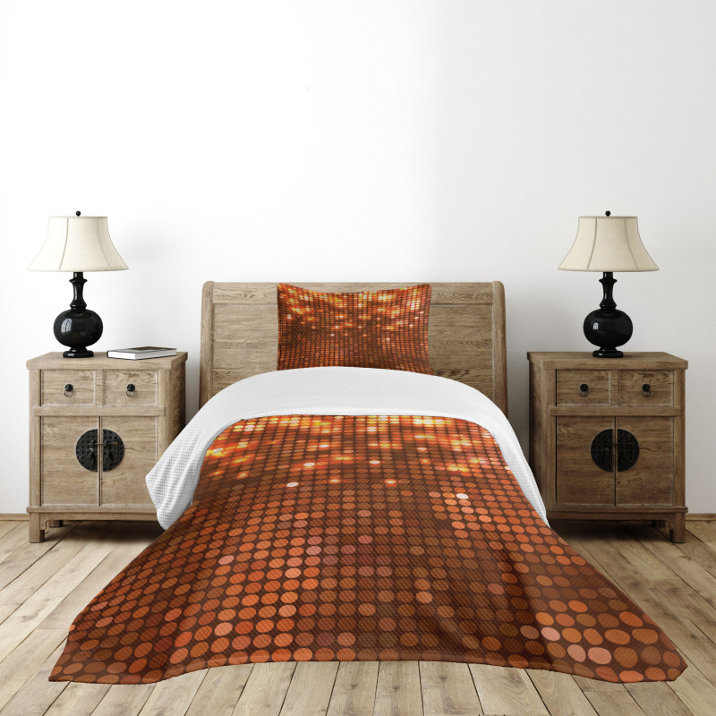 Vivid Dots Mosaic Bedspread Set